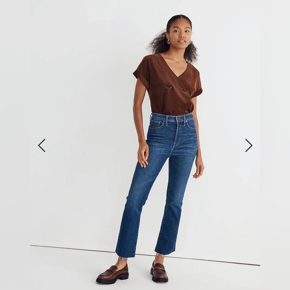 Madewell Petite Cali Demi-Boot Jeans in Smithley Wash 24